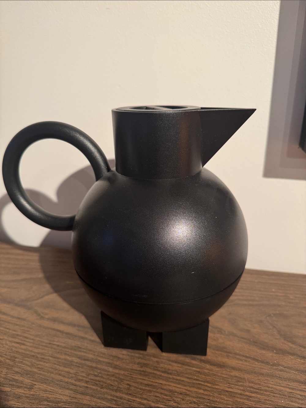 Alessi Black Euclid  Thermos/Pitcher by Michael Graves